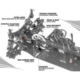 COCHE KIT Pro5 1/10 TOURING EP (HB114500)