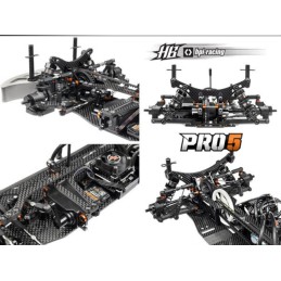 COCHE KIT Pro5 1/10 TOURING EP (HB114500)