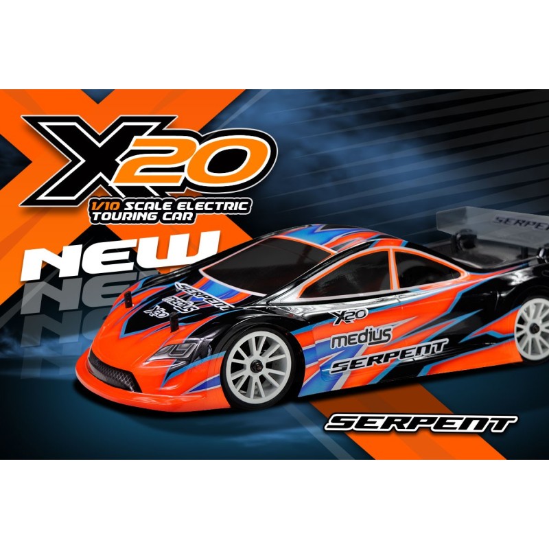 COCHE KIT SERPENT MEDIUS x20 mid aluminum 1/10 ep (SER400034)