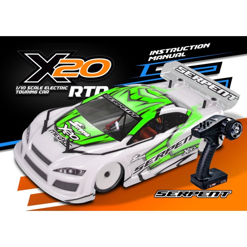 COCHE SERPENT RTR MEDIUS X20 RTR VERDE 1/10 EP (SER400039-G) COCHE SERPENT RTR MEDIUS X20 RTR VERDE 1/10 EP (SER400039-G)
