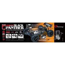 COCHE TRUGGY RTR Black panther NITRO - 1/8 (00803T-001)
