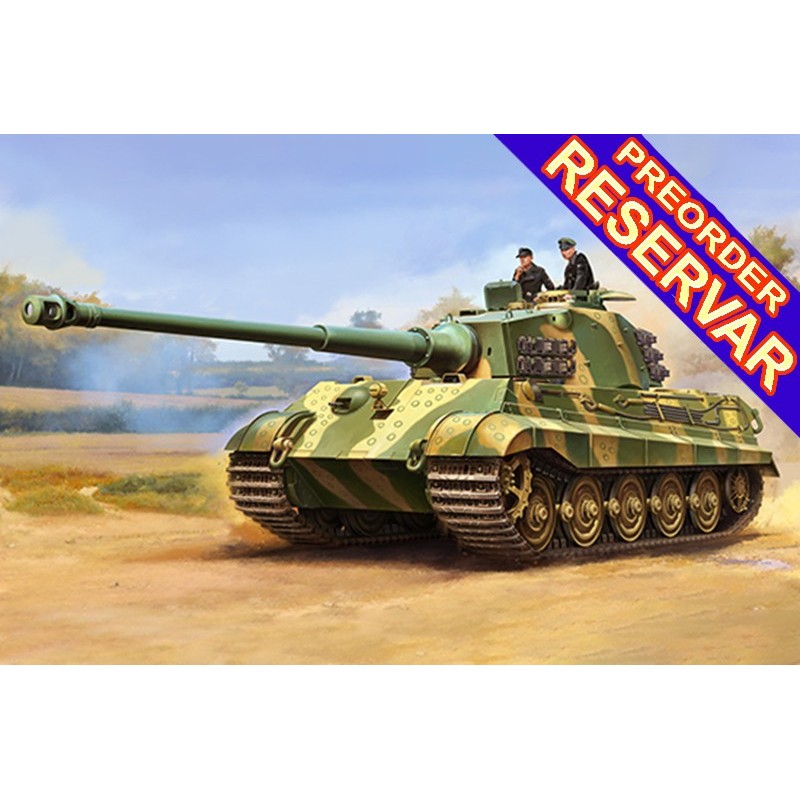 CARRO DE COMBATE Sd.Kfz.182 Tiger II (Henschel - 105mm) -Escala 1/16- Trumpeter 00949 CARRO DE COMBATE Sd.Kfz.182 Tiger II (Henschel - 105mm) -Escala 1/16- Trumpeter 00949