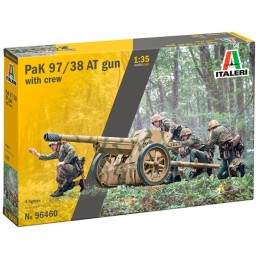 CAÑON ANTICARRO Pak 97/38 & DOTACION -Escala 1/35- Italeri 6460