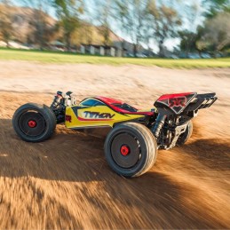 COCHE BUGGY 1/8 TYPHON MEGA 665 4X4 RTR Brushed AMARILLO Y ROJO