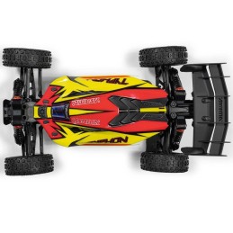 COCHE BUGGY 1/8 TYPHON MEGA 665 4X4 RTR Brushed AMARILLO Y ROJO
