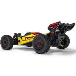COCHE BUGGY 1/8 TYPHON MEGA 665 4X4 RTR Brushed AMARILLO Y ROJO