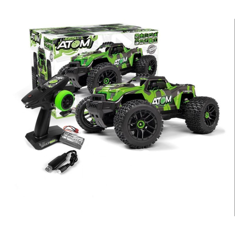 COCHE MAVERICK RC RTR Atom AT1 1-18 4WD Truck - VERDE