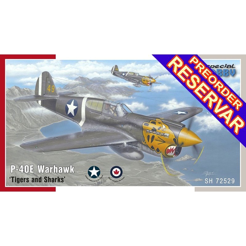 CURTISS P-40E Warhawk "Tigers and Sharks" -Escala 1/72- Special Hobby SH72529