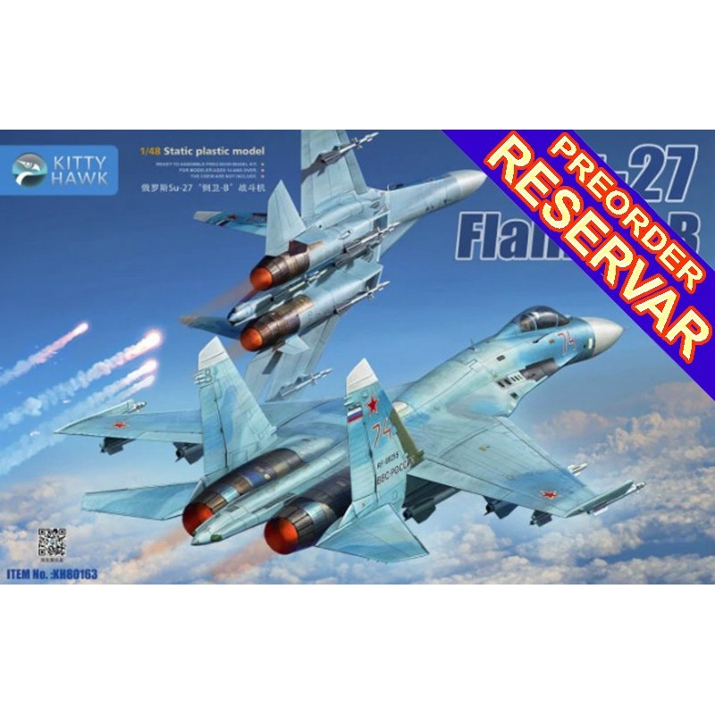 SUKHOI Su-27 Flanker-B -Escala 1/48- Kitty Hawk 80163 SUKHOI Su-27 Flanker-B -Escala 1/48- Kitty Hawk 80163