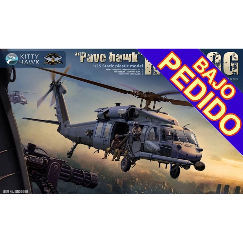 SIKORSKY HH-60G Pave Hawk & Pilotos -Escala 1/35- Kitty Hawk KH50006