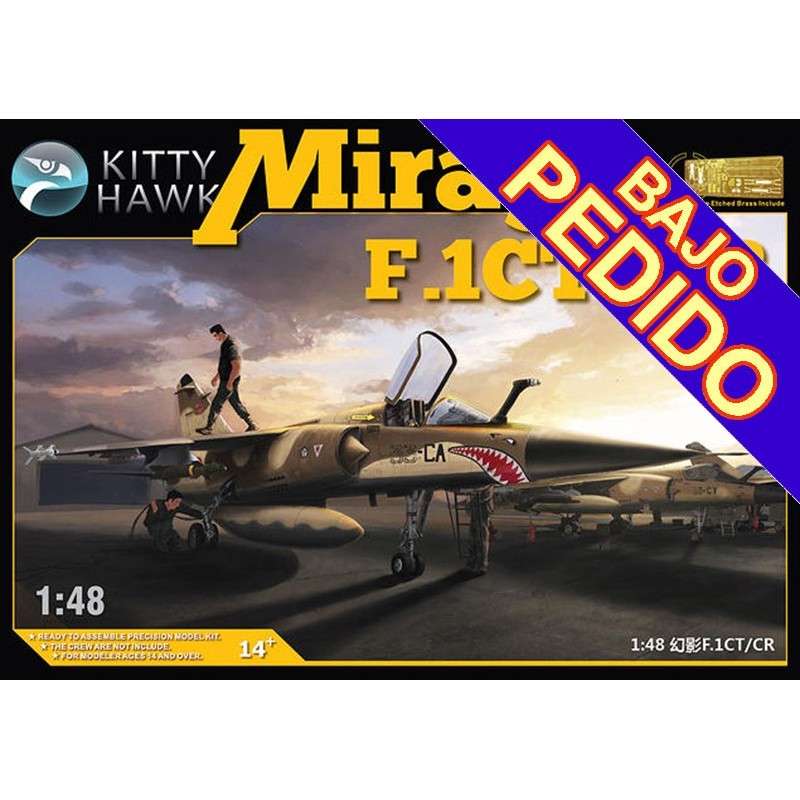 DASSAULT Mirage F1 CT / CR (España) -Escala 1/48- Kitty Hawk KH80111 DASSAULT Mirage F1 CT / CR (España) -Escala 1/48- Kitty Hawk KH80111