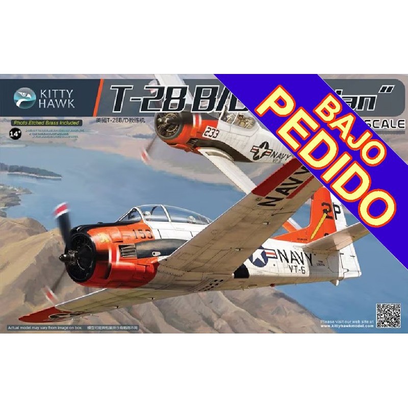 NORTH AMERICAN T-28 B Trojan -Escala 1/32- Kitty Hawk KH32014 NORTH AMERICAN T-28 B Trojan -Escala 1/32- Kitty Hawk KH32014