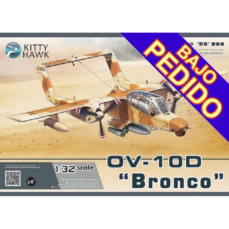 NORTH AMERICAN ROCKWELL OV-10 D BRONCO -Escala 1/32- Kitty Hawk KH32003
