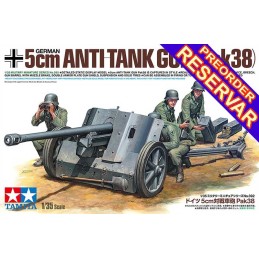 CAÑON ANTICARRO PAK-38 (50 mm) & DOTACION -Escala 1/35- Tamiya 35392