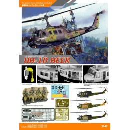BELL UH-1 D HUEY "Bundeswehr" -Escala 1/35- Dragon Models 3542