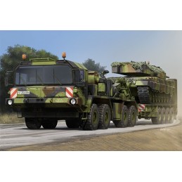 TRACTORA FAUN SLT 50-3 “ELEFANT” & GONDOLA SaAnh.52t -Escala 1/35-  Trumpeter 01070