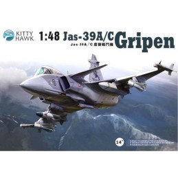 SAAB Jas-39 A/C Gripen -Escala 1/48- Kitty Hawk KH80117