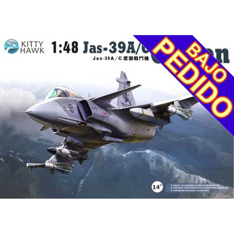 SAAB Jas-39 A/C Gripen -Escala 1/48- Kitty Hawk KH80117 SAAB Jas-39 A/C Gripen -Escala 1/48- Kitty Hawk KH80117