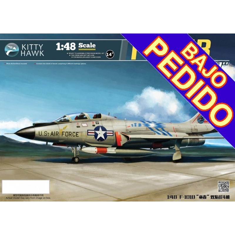 McDonnell F-101 B / RF-101 B Voodoo -Escala 1/48- Kitty Hawk KH80114 McDonnell F-101 B / RF-101 B Voodoo -Escala 1/48- Kitty Hawk KH80114