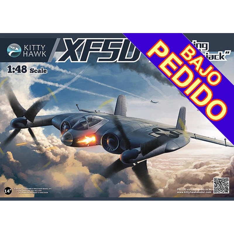 VOUGHT XF5U-1 Flying Flapjack -Escala 1/48- Kitty Hawk KH80135