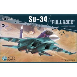 SUKHOI Su-34 FULLBACK -Escala 1/48- Kitty Hawk KH80141