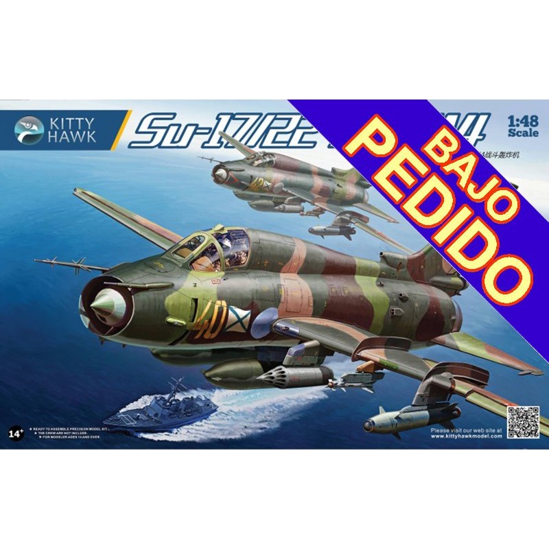 SUKHOI Su-17M3 / M4 Fitter D -Escala 1/48- Kitty Hawk KH80144