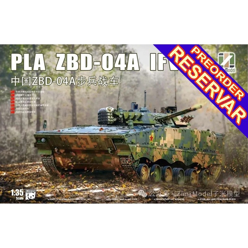 TRANSPORTE DE TROPAS ZBD-04A -Escala 1/35- Zimi Model 35042