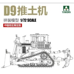 CARTERPILLA D-9 Bulldozer (Limited Edition) -Escala 1/72- Takom 5002S