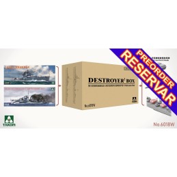 SET DESTRUCTORES Anshan Class + Soviet PR.7 + Bonus -Escala 1/350- Tak