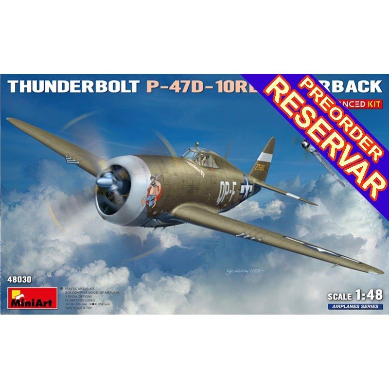 REPUBLIC P-47 D-10RE Thunderbolt Razorback (Advanced Kit) -Escala 1/48