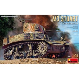 CARRO DE COMBATE M-3 STUART Late -Escala 1/35- MiniArt 35432