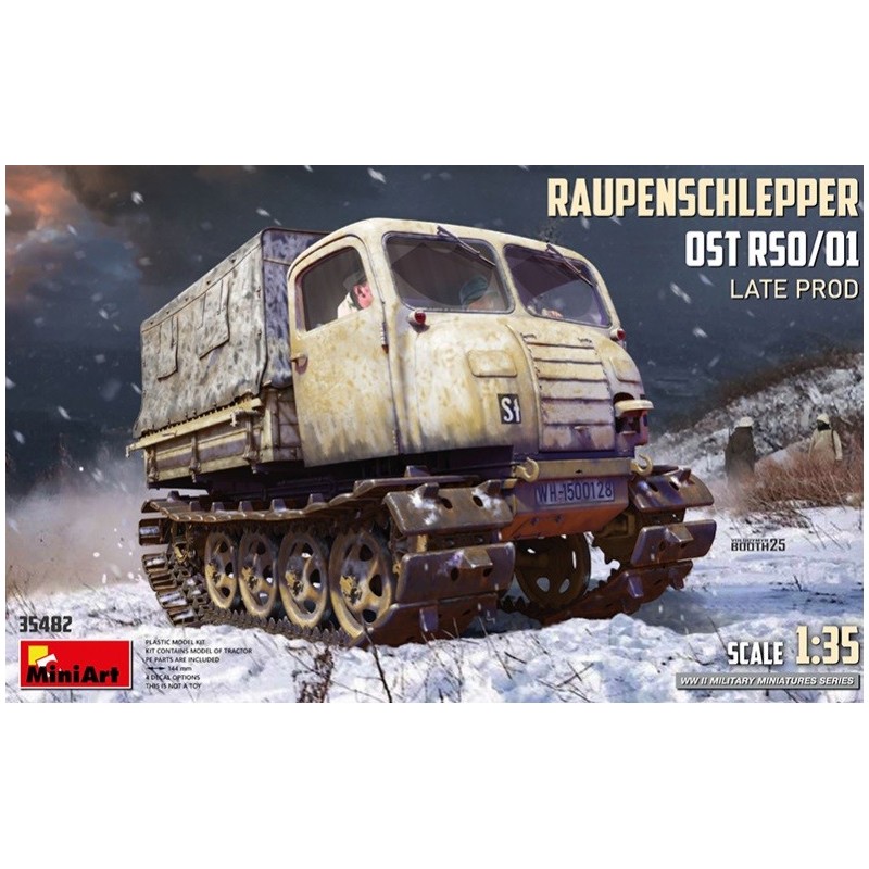 TRACTOR RSO/01 Raupenschlepper Ost (Late) -Escala 1/35- MiniArt 35482