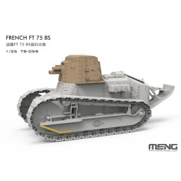 CARRO DE COMBATE RENAULT FT 75 BS Version (partes en resina) -Escala 1