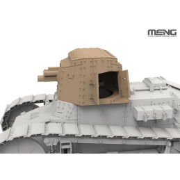 CARRO DE COMBATE RENAULT FT 75 BS Version (partes en resina) -Escala 1