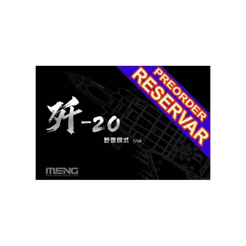CHENGDU J-20 MIGHTY DRAGON (PRE-PINTADO) -Escala 1/48- LS-002S CHENGDU J-20 MIGHTY DRAGON (PRE-PINTADO) -Escala 1/48- LS-002S