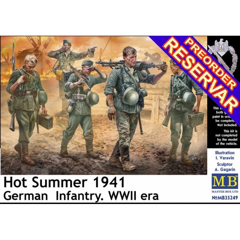 INFANTERIA ALEMANA "Hot Summer 1941" -Escala 1/35- Master Box 35249 INFANTERIA ALEMANA "Hot Summer 1941" -Escala 1/35- Master Box 35249