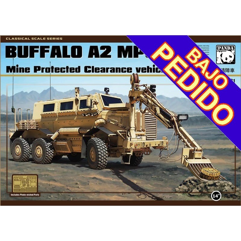 VEHICULO LIMPIEZA DE MINAS Buffalo A2 -Escala 1/35- Panda Hobby PH3503