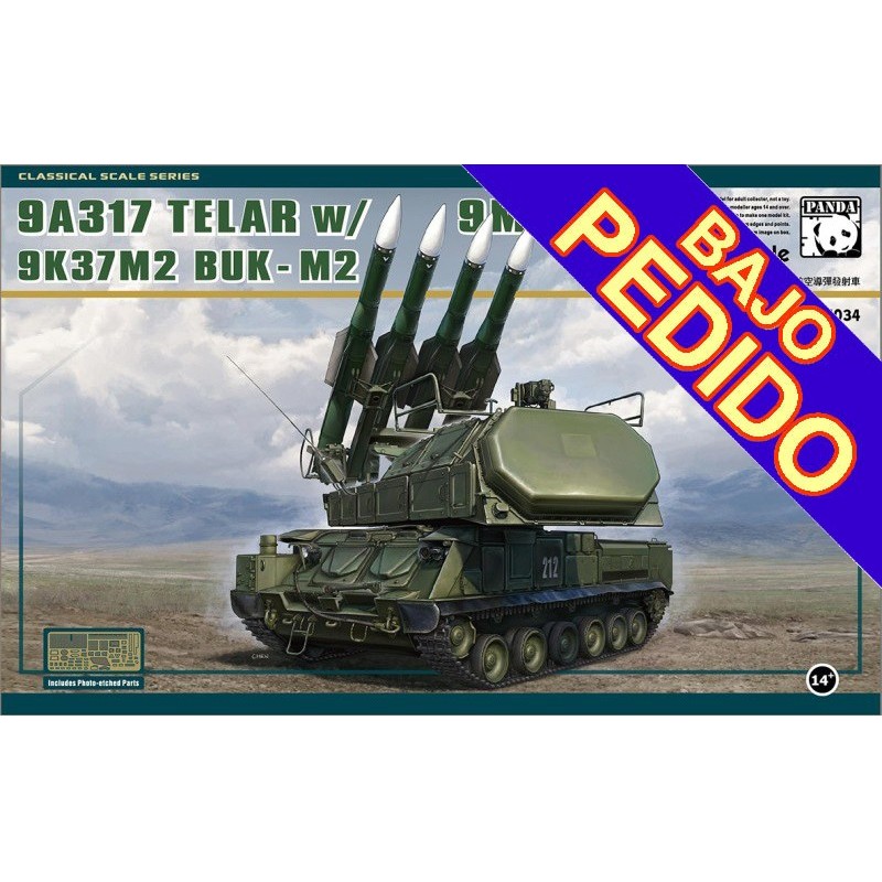 SISTEMA ANTIAEREO 9A317 TELAR & 9M317 - 9K37M2 Buk-M2 -Escala 1/35- Pa SISTEMA ANTIAEREO 9A317 TELAR & 9M317 - 9K37M2 Buk-M2 -Escala 1/35- Pa