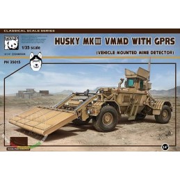 VEHICULO DE DETECCION DE MINAS HUSKY VMMD & GPR -Escala 1/35- Panda Ho