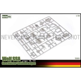 Vehículo todoterreno blindado Wolf SSA -Escala 1/35- Neverland Hobby 55001