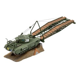 CARRO DE COMBATE CHURCHILL A.V.R.E. (Pegamento & pinturas) -Escala 1/76- Revell 63297