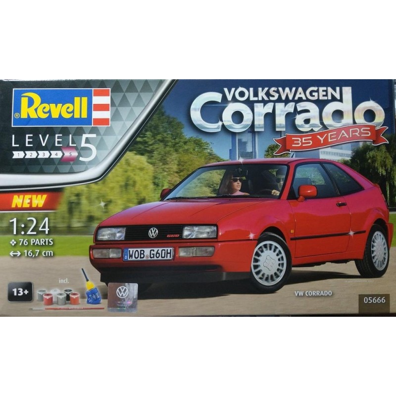VOLKSWAGEN CORRADO (Pegamento & pinturas) -Escala 1/24- Revell 05666
