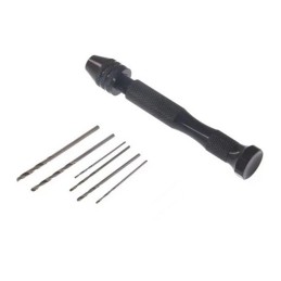 PORTABROCAS MANUAL y JUEGO DE BROCAS - Hobby Modelismo Tools HMT102