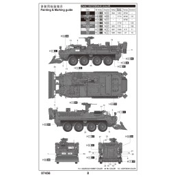 VEHICULO DE INGENIEROS M-1132 STRYKER SOB -Escala 1/72- Trumpeter 07456
