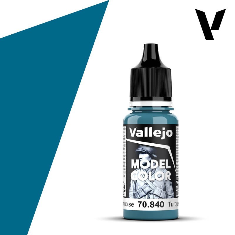 PINTURA ACRILICA TURQUESA CLARO (17 ml) Nº68 Acrilicos Vallejo Model
