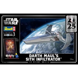 Star Wars: DARTH MAUL`S SITH INFILTRATOR (Pegamento & pinturas) -Escala 1/120- Revell 05638 Star Wars: DARTH MAUL`S SITH INFILTRATOR (Pegamento & pinturas) -Escala 1/120- Revell 05638
