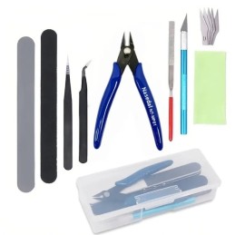 SET BASICO DE HERRAMIENTAS MODELISMO - Hobby Modelismo Tools HMT002B