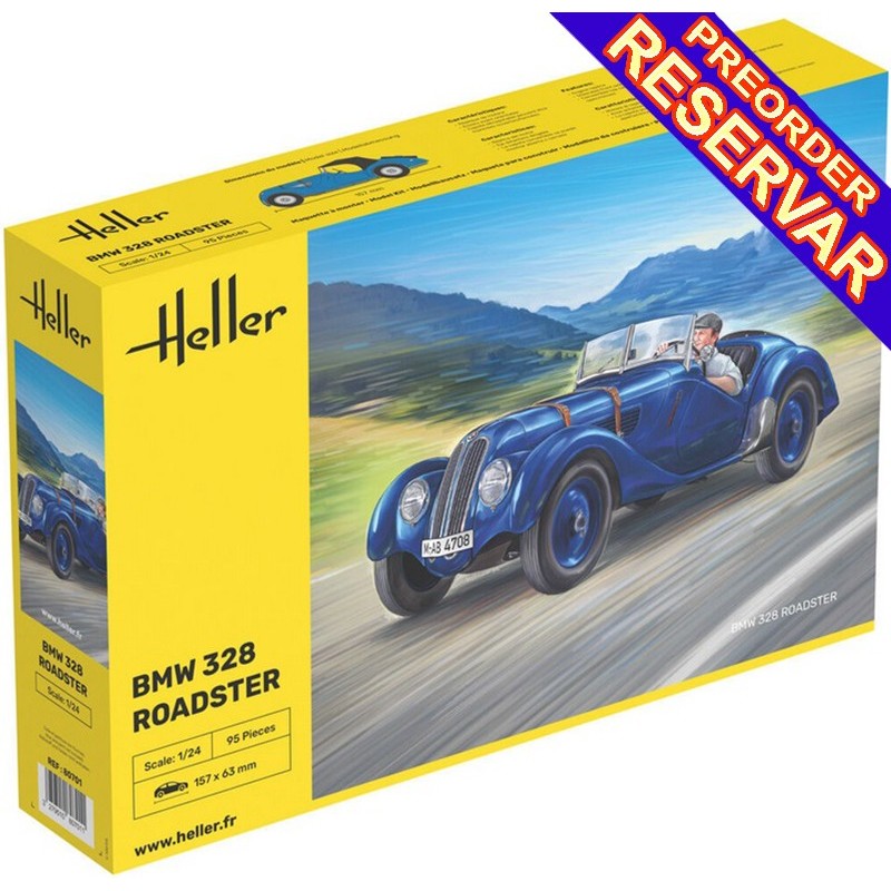 BMW 328 Street Version -Escala 1/24- Heller 80701 BMW 328 Street Version -Escala 1/24- Heller 80701