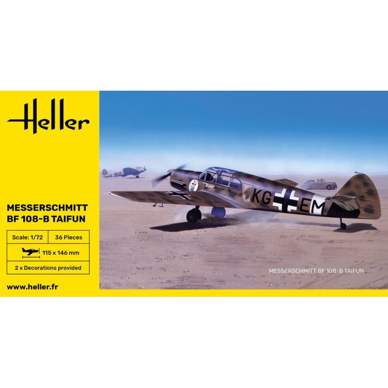 MESSERSCHMITT BF-108 B TAIFUN - ESCALA 1/72 - HELLER 80231
