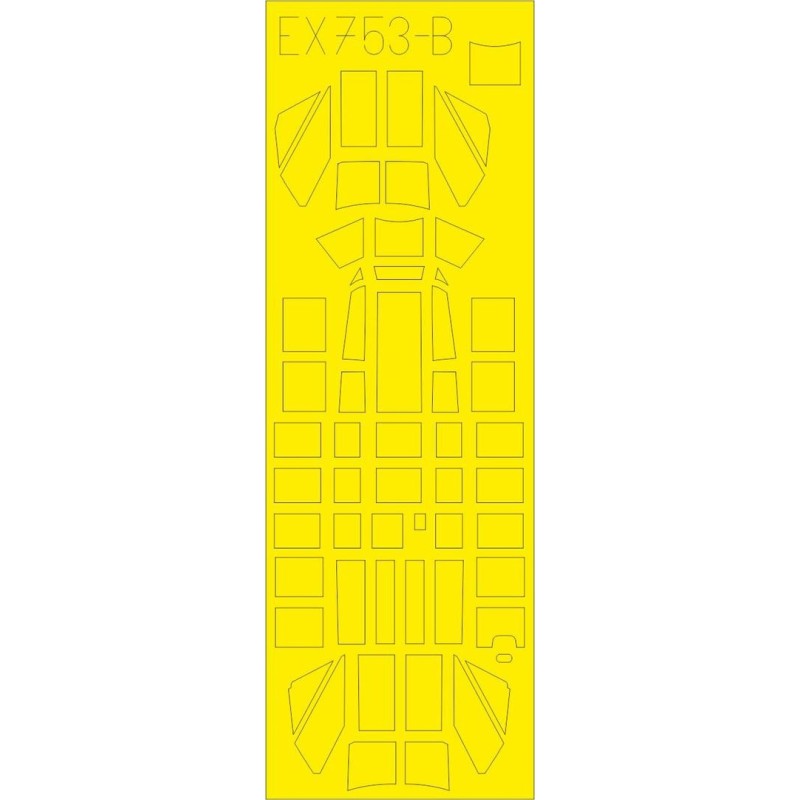 MASCARAS CABINA BF-110 -Escala 1/48- Eduard EX753 MASCARAS CABINA BF-110 -Escala 1/48- Eduard EX753